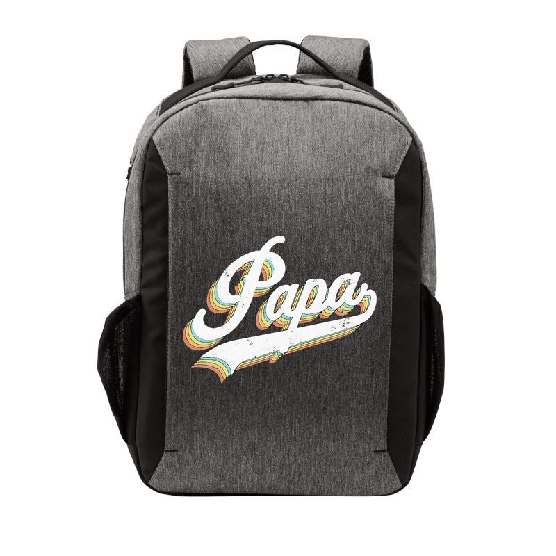 Papa Retro Style Father’s day gift for Funny Papa Grandpa Vector Backpack