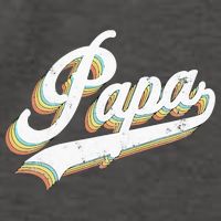 Papa Retro Style Father’s day gift for Funny Papa Grandpa Vector Backpack