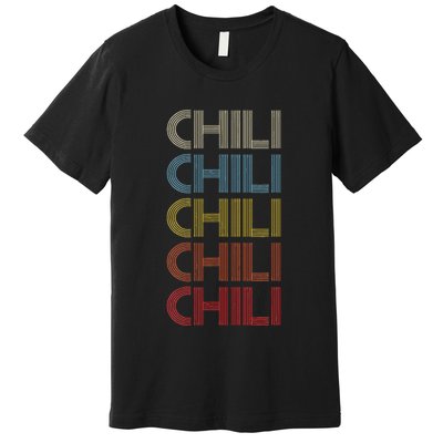 Pepper Retro Spicy Vintage Chili Premium T-Shirt
