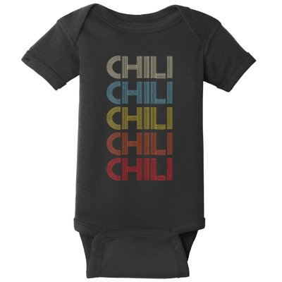 Pepper Retro Spicy Vintage Chili Baby Bodysuit