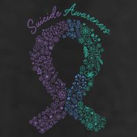 Purple Ribbon Suicide Prevention Awareness 11oz C Handle Ceramic Mug
