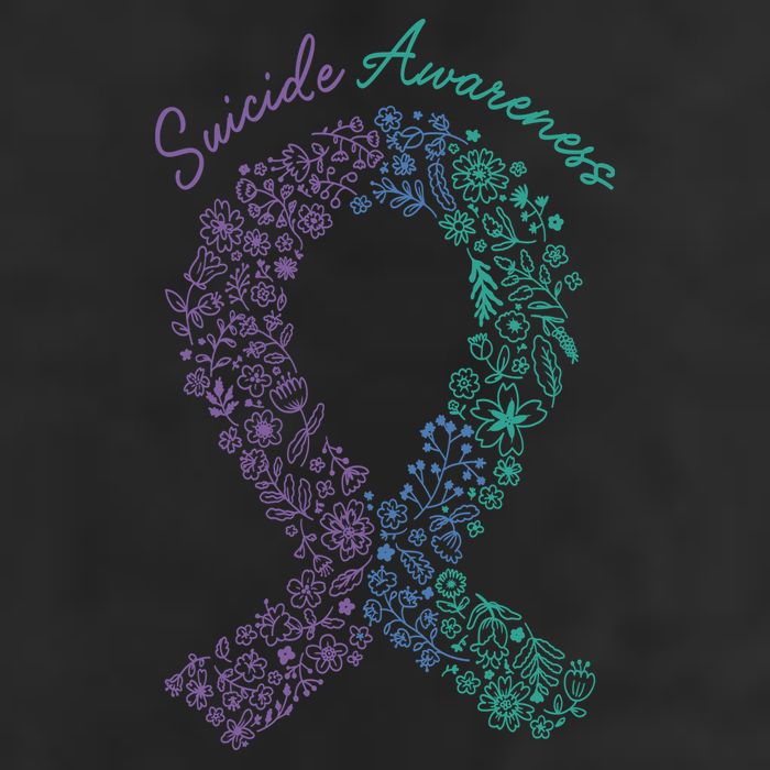 Purple Ribbon Suicide Prevention Awareness 11oz C Handle Ceramic Mug