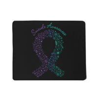 Purple Ribbon Suicide Prevention Awareness Mousepad