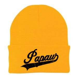 Papaw Retro Style Funny Father’S Day Gift For Dad Grandpa Meaningful Gift Knit Cap Winter Beanie