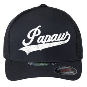 Papaw Retro Style Funny Father’S Day Gift For Dad Grandpa Meaningful Gift Flexfit Unipanel Trucker Cap