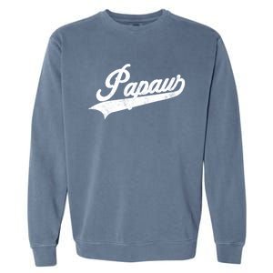 Papaw Retro Style Funny Father’S Day Gift For Dad Grandpa Meaningful Gift Garment-Dyed Sweatshirt