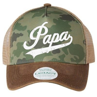 Papa Retro Style Father’s day gift for Funny Papa Grandpa Legacy Tie Dye Trucker Hat