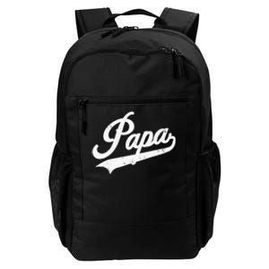 Papa Retro Style Father’s day gift for Funny Papa Grandpa Daily Commute Backpack