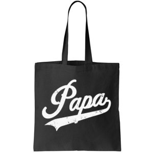 Papa Retro Style Father’s day gift for Funny Papa Grandpa Tote Bag