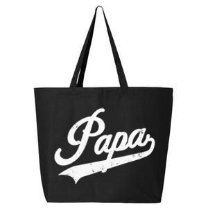 Papa Retro Style Father’s day gift for Funny Papa Grandpa 25L Jumbo Tote