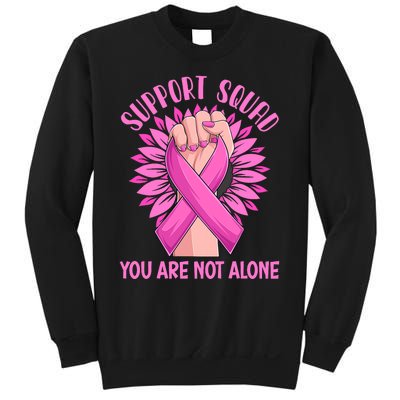 Pink Ribbon Strong Support Squad Breast Cancer Gifts Sweatshirt