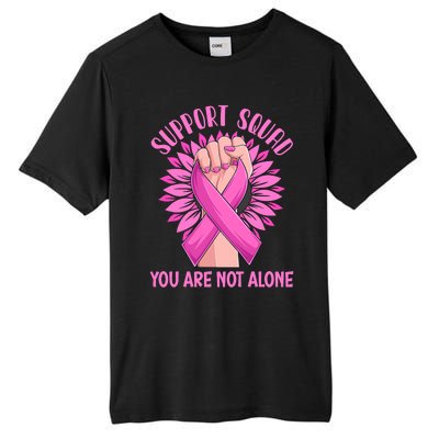 Pink Ribbon Strong Support Squad Breast Cancer Gifts Tall Fusion ChromaSoft Performance T-Shirt