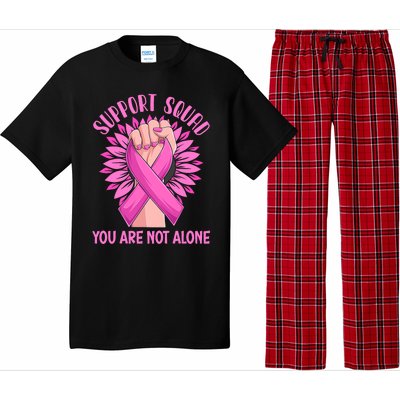 Pink Ribbon Strong Support Squad Breast Cancer Gifts Pajama Set