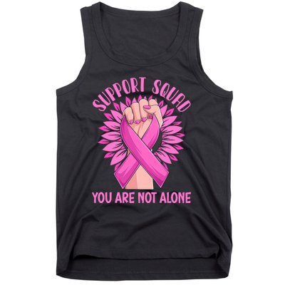 Pink Ribbon Strong Support Squad Breast Cancer Gifts Tank Top