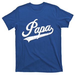 Papa Retro Style Father’S Day Gift For Funny Papa Grandpa Gift T-Shirt