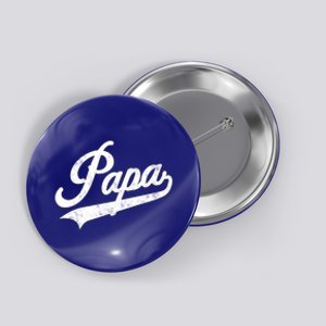 Papa Retro Style Father’S Day Gift For Funny Papa Grandpa Gift Button