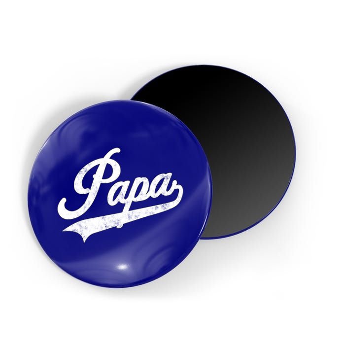 Papa Retro Style Father’S Day Gift For Funny Papa Grandpa Gift Magnet