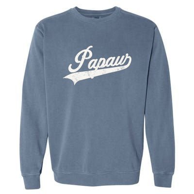 Papaw Retro Style Funny Father’S Day Gift For Dad Grandpa Gift Garment-Dyed Sweatshirt