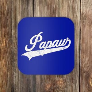 Papaw Retro Style Funny Father’S Day Gift For Dad Grandpa Gift Coaster