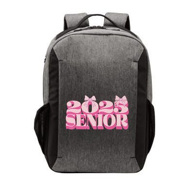 Pink Retro Senior 2025 Coquette Bow Graduation Class Of 2025 Vector Backpack