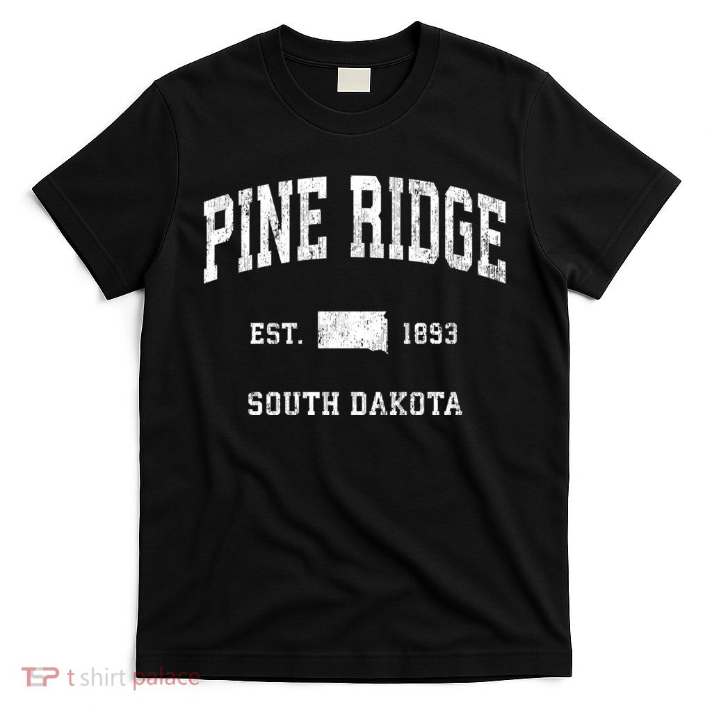 Pine Ridge South Dakota Sd Vintage Athletic Sports T-Shirt