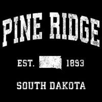 Pine Ridge South Dakota Sd Vintage Athletic Sports Kids T-Shirt