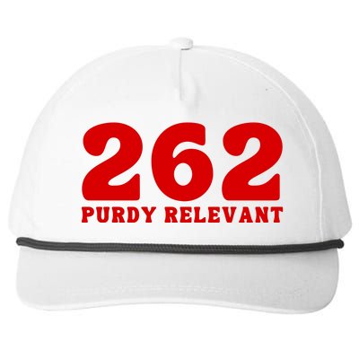 Purdy Relevant San Francisco Football Playoffs Snapback Five-Panel Rope Hat