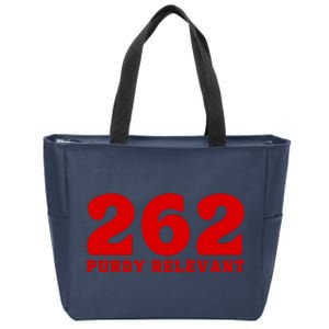 Purdy Relevant San Francisco Football Playoffs Zip Tote Bag