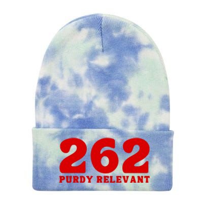 Purdy Relevant San Francisco Football Playoffs Tie Dye 12in Knit Beanie