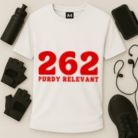 Purdy Relevant San Francisco Football Playoffs Cooling Performance Crew T-Shirt
