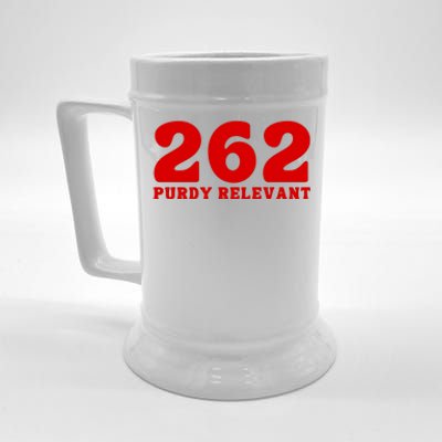 Purdy Relevant San Francisco Football Playoffs Beer Stein