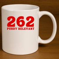 Purdy Relevant San Francisco Football Playoffs 11oz C Handle Ceramic Mug