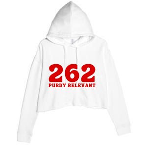 Purdy Relevant San Francisco Football Playoffs Crop Fleece Hoodie