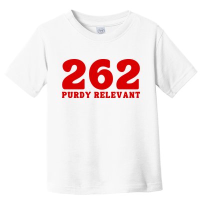 Purdy Relevant San Francisco Football Playoffs Toddler T-Shirt