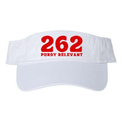 Purdy Relevant San Francisco Football Playoffs Valucap Bio-Washed Visor