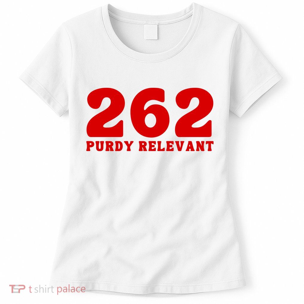 Purdy Relevant San Francisco Football Playoffs Womens T-Shirt