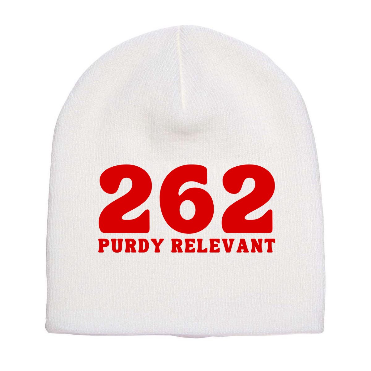 Purdy Relevant San Francisco Football Playoffs Short Acrylic Beanie