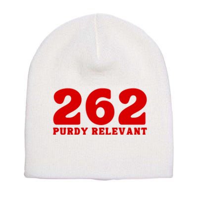 Purdy Relevant San Francisco Football Playoffs Short Acrylic Beanie