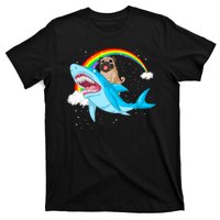 Pug Riding Shark T-Shirt