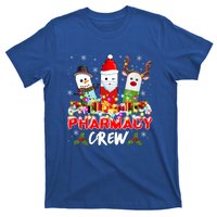 Pill Reindeer Santa Claus Pharmacy Crew Christmas Pharmacist Gift T-Shirt