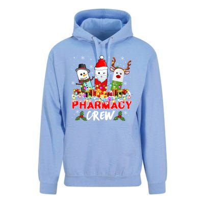 Pill Reindeer Santa Claus Pharmacy Crew Christmas Pharmacist Gift Unisex Surf Hoodie