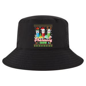 Pills Reindeer Santa Elf Pharmacy Crew Pharmacist Christmas Funny Gift Cool Comfort Performance Bucket Hat