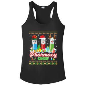 Pills Reindeer Santa Elf Pharmacy Crew Pharmacist Christmas Funny Gift Ladies PosiCharge Competitor Racerback Tank