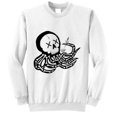 Punk Rock Skeleton Octopus Sweatshirt