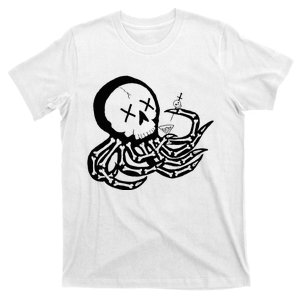 Punk Rock Skeleton Octopus T-Shirt