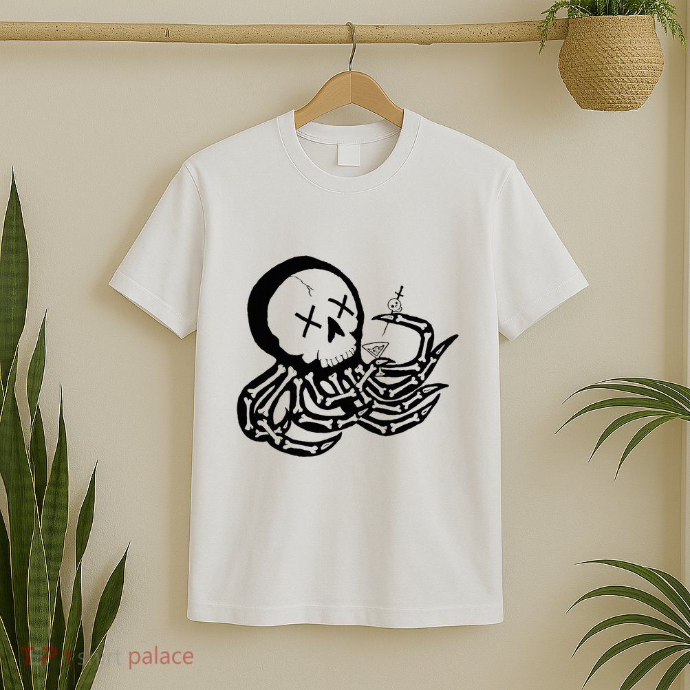 Punk Rock Skeleton Octopus T-Shirt