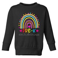 PreK rainbow teacher team PreK squad Toddler Sweatshirt