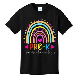 PreK rainbow teacher team PreK squad Kids T-Shirt