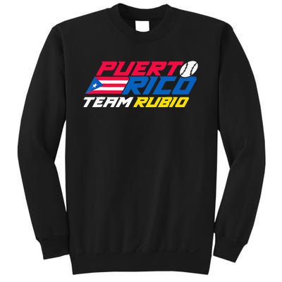 Puerto Rico - Team Rubio - Baseball Flag Sweatshirt