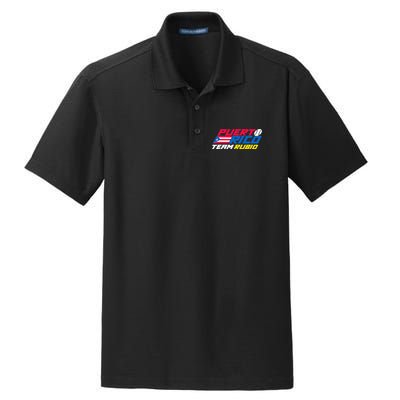 Puerto Rico - Team Rubio - Baseball Flag Dry Zone Grid Polo